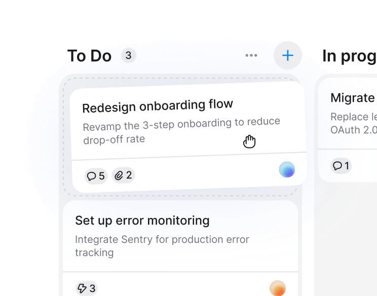 Kanban component preview